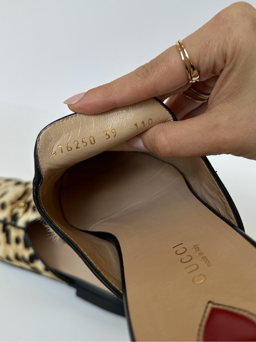 Gucci Princetown Leopard calf hair Mules - Picture 8 of 10